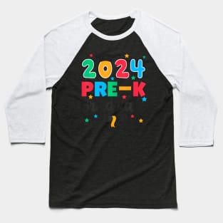 Class 2024 Pre-K Graduate Preschool Graduation Kids Summer Baseball T-Shirt